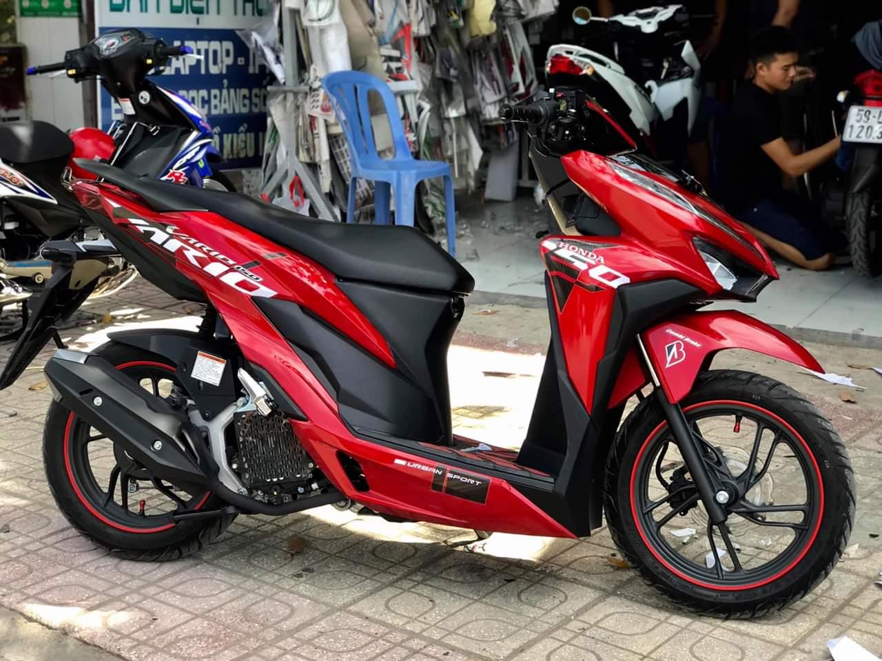 [ QUÍ KHÁCH VUI LÒNG MANG TEM RA TIỆM CHO THỢ DÁN] TEM RỜI vario đỏ đen dán xe đỏ