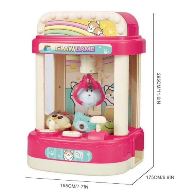 [HCM]Máy gắp thú mini kèm gấu bông mini