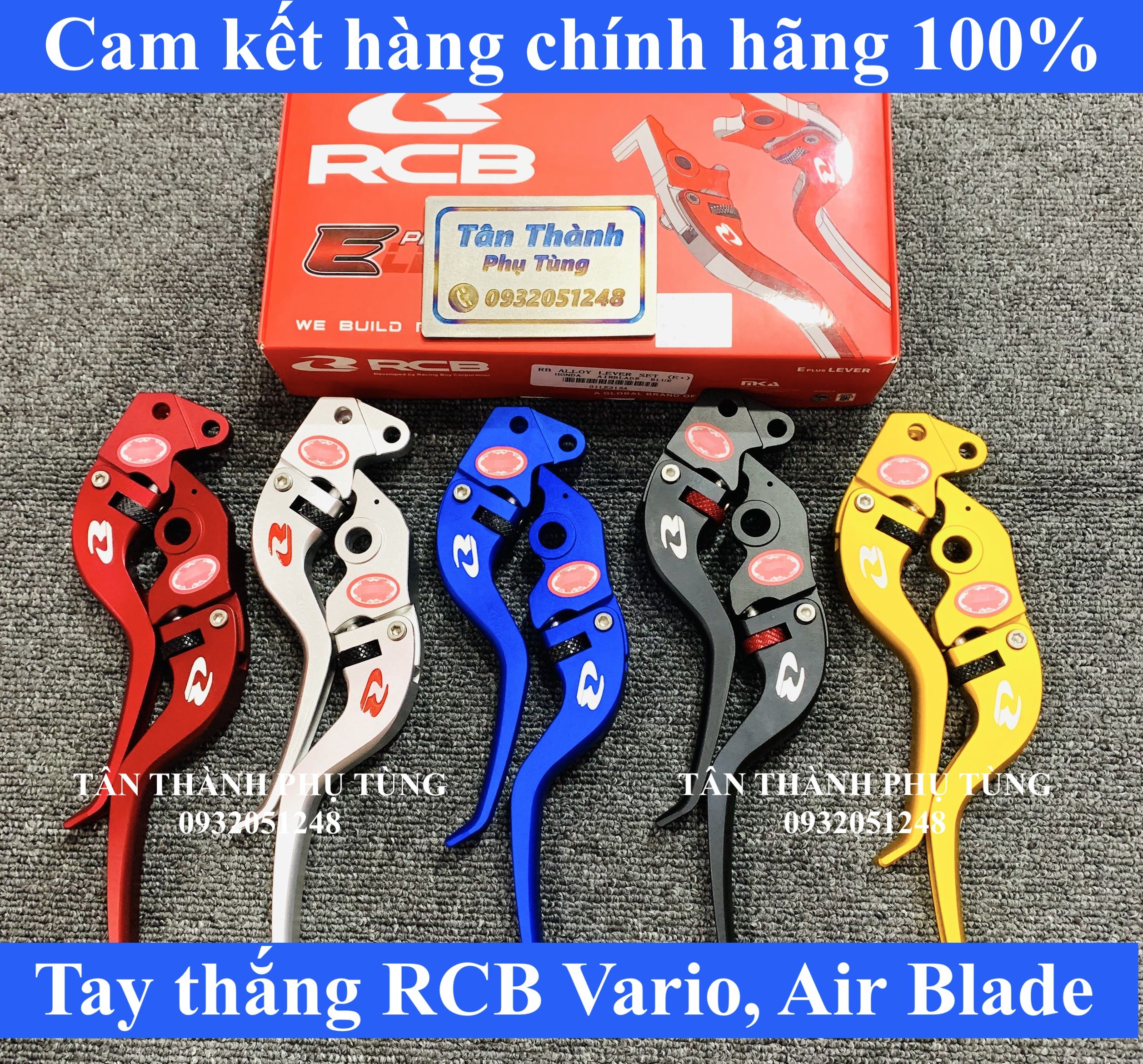 Tay thắng RCB Air Blade chính hãng ( 1 cặp)