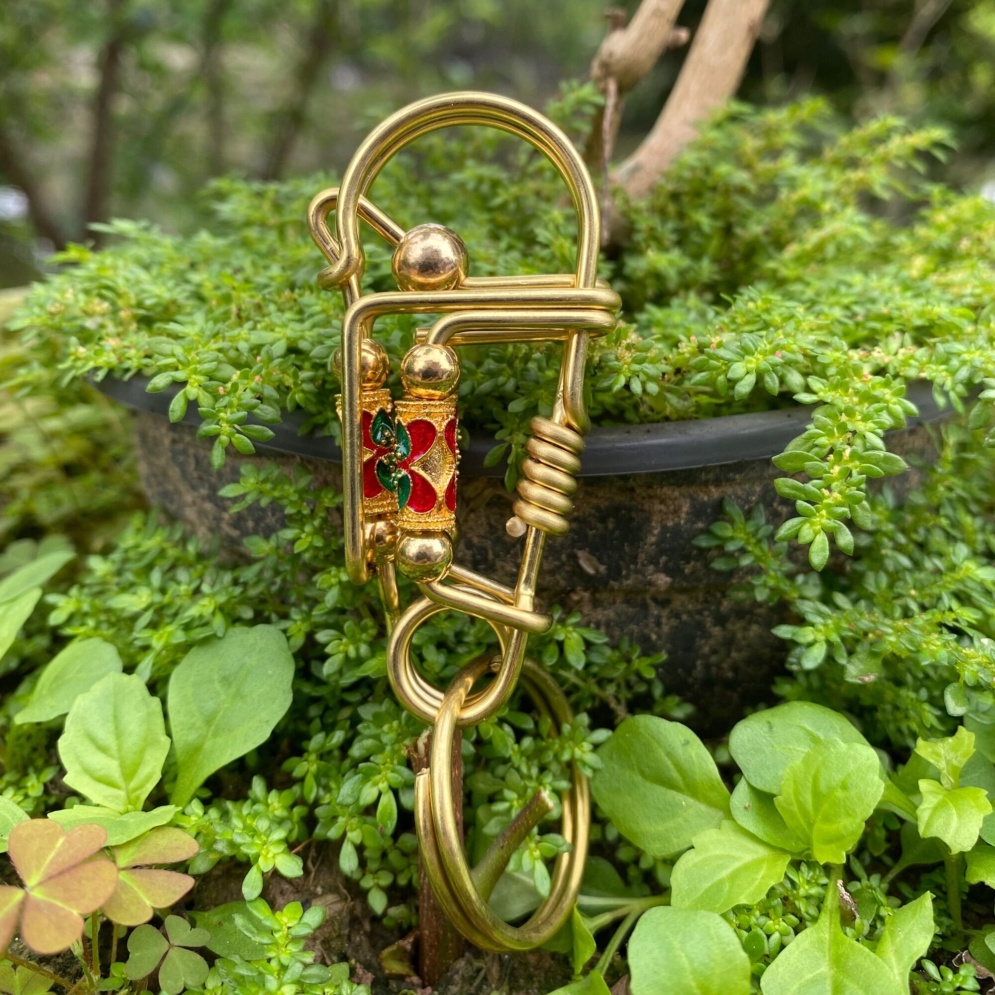 Móc khóa đồng handmade độc lạ