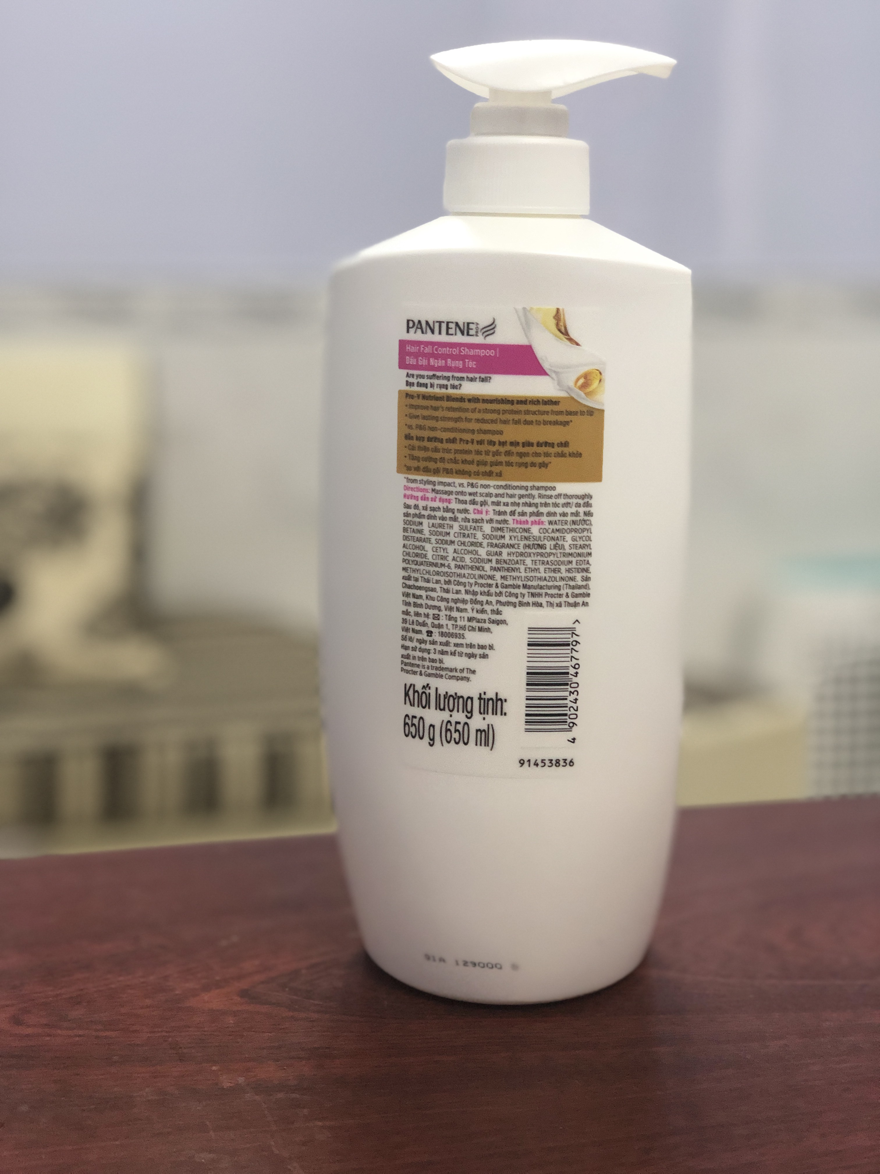 Dầu Gội Pantene Ngăn Rụng Tóc 650ml - 1200ml