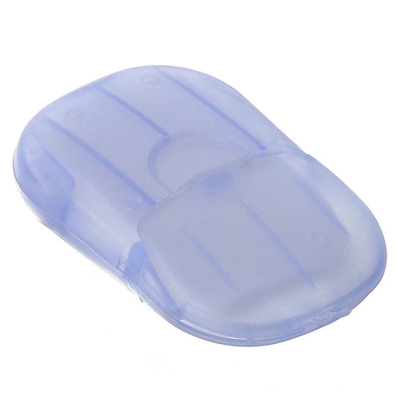 Set of 20 convenient disposable paper soap sheets