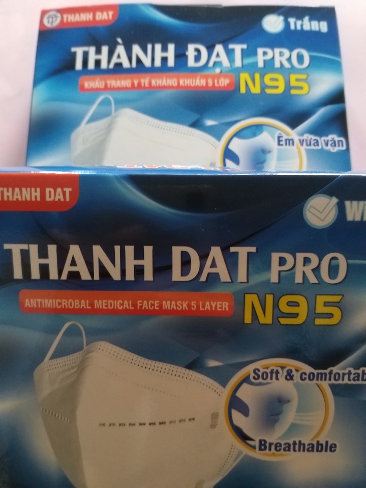 [HỘP 20C KO VAN][KHẨU TRANG N 95] Khẩu trang N95 (5 lớp) - THÀNH ĐẠT PRO