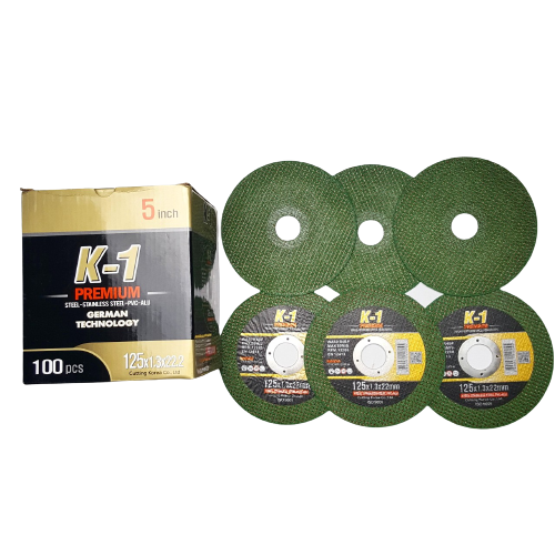 ĐÁ CẮT SẮT 125 | Đá cắt K1 Xanh | Đá cắt sắt 1 tấc 2