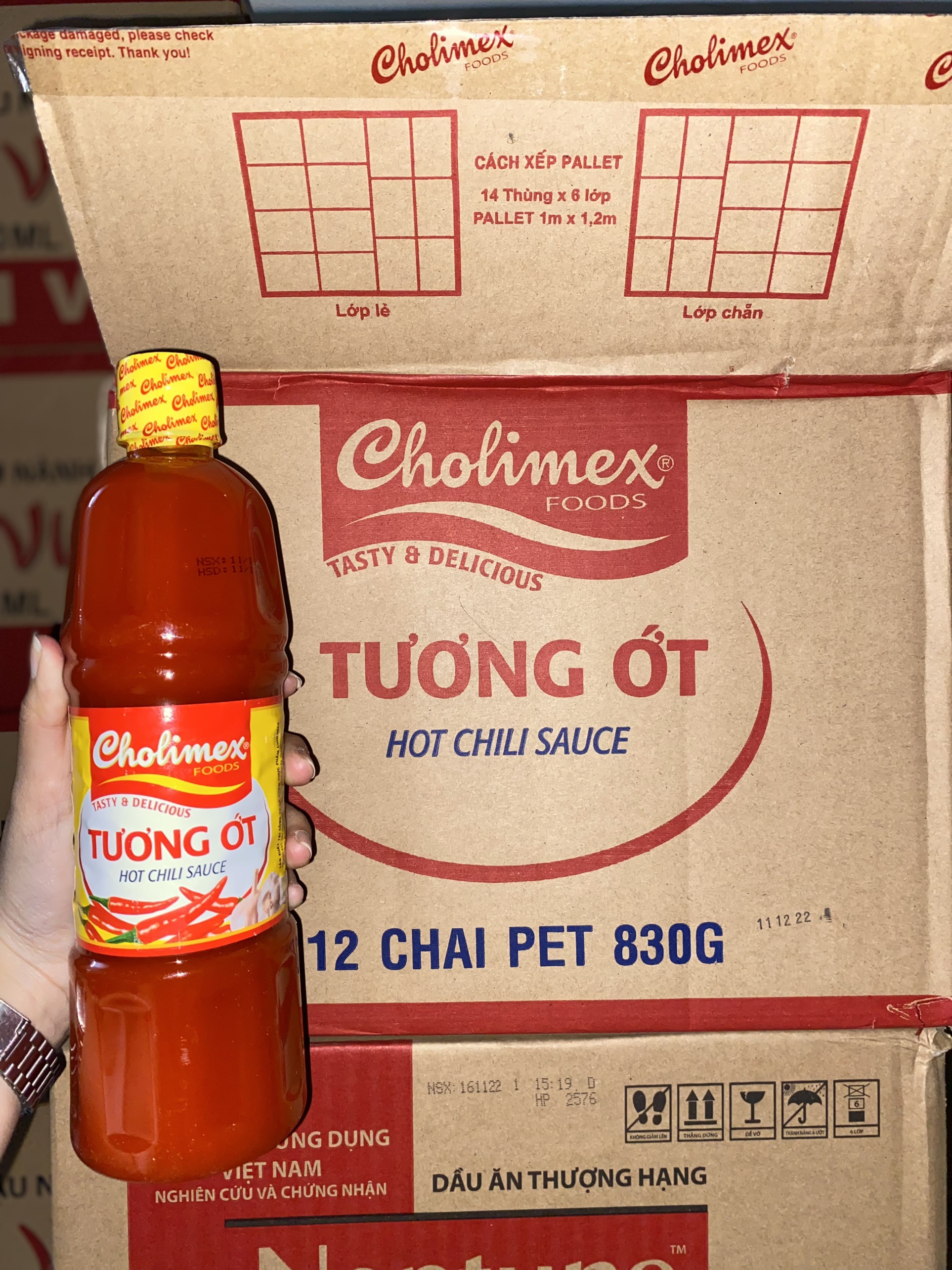 Tương ớt Cholimex chai 830gr