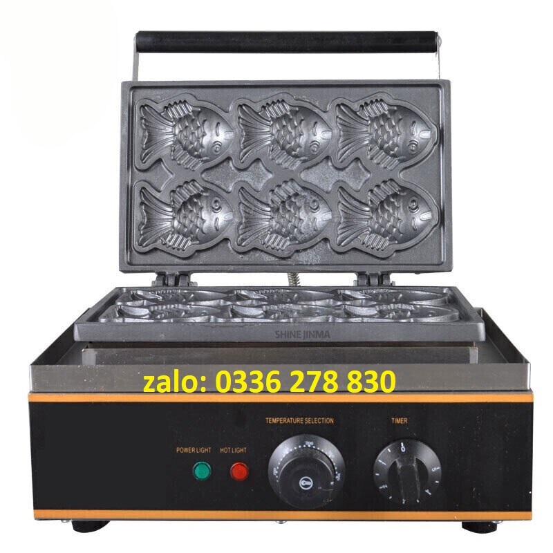 Máy làm bánh cá công nghiệp - Máy nướng bánh cá taiyaki