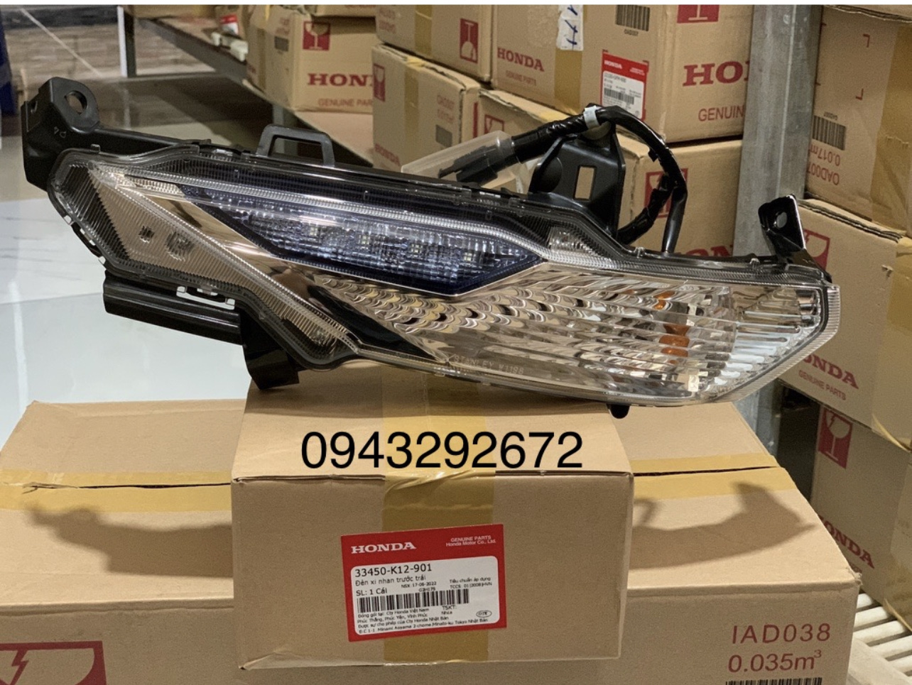Củ Xi Nhan Trước Trái Lead 125 (2013, 2015) Honda ( 33450K12901 )