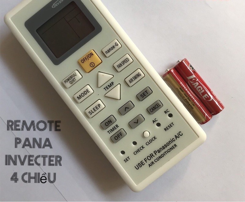 [HCM]REMOTE ĐIỀU KHIỂN MÁY LẠNH ĐIỀU HOÀ .PANASONIC INVERTER MẪU MỚI NHẤT