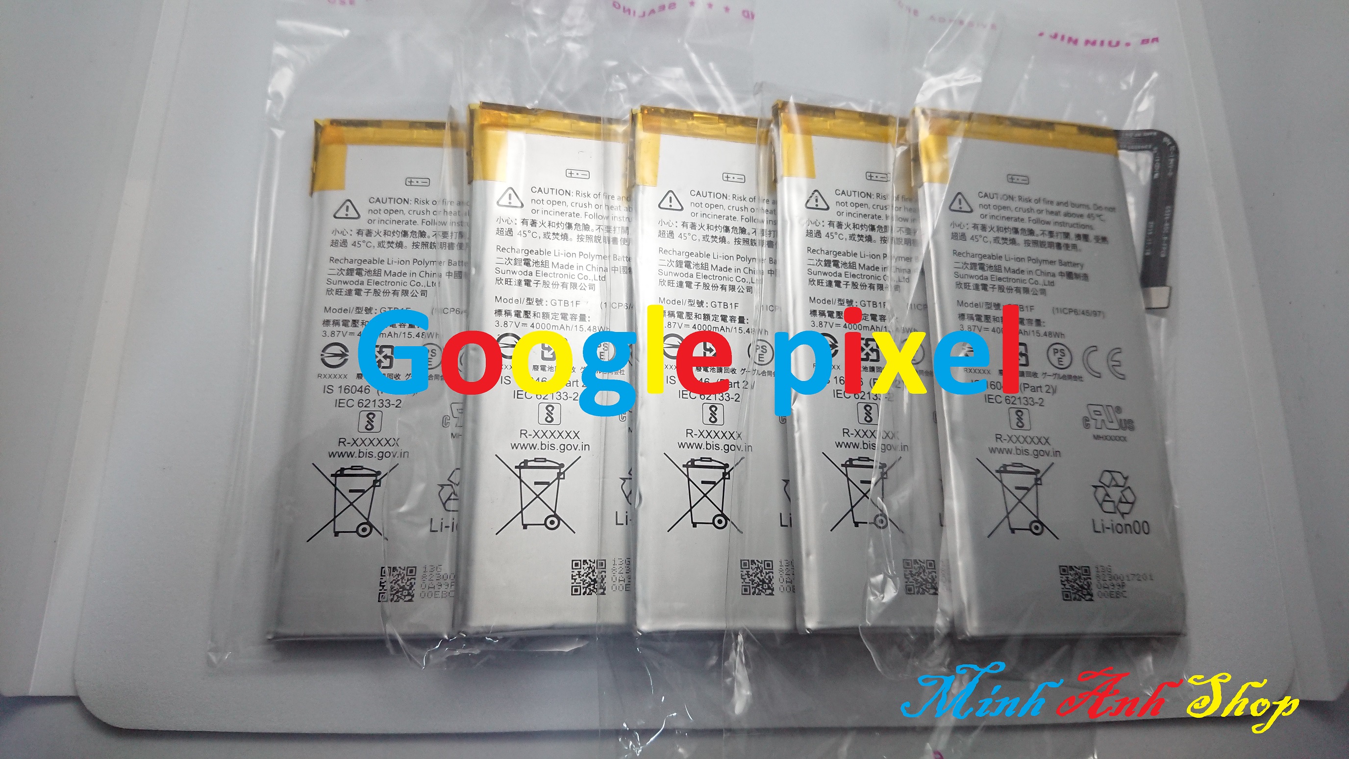 PIN ZIN NEW-ORIGINAL BATTERY GOOGLE PIXEL 5 : GTB1F