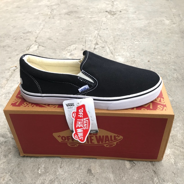 Giày Slipon ĐEN  Siêu HOT mới nhất năm -  ẢNH THẬT[FREE SHIP]