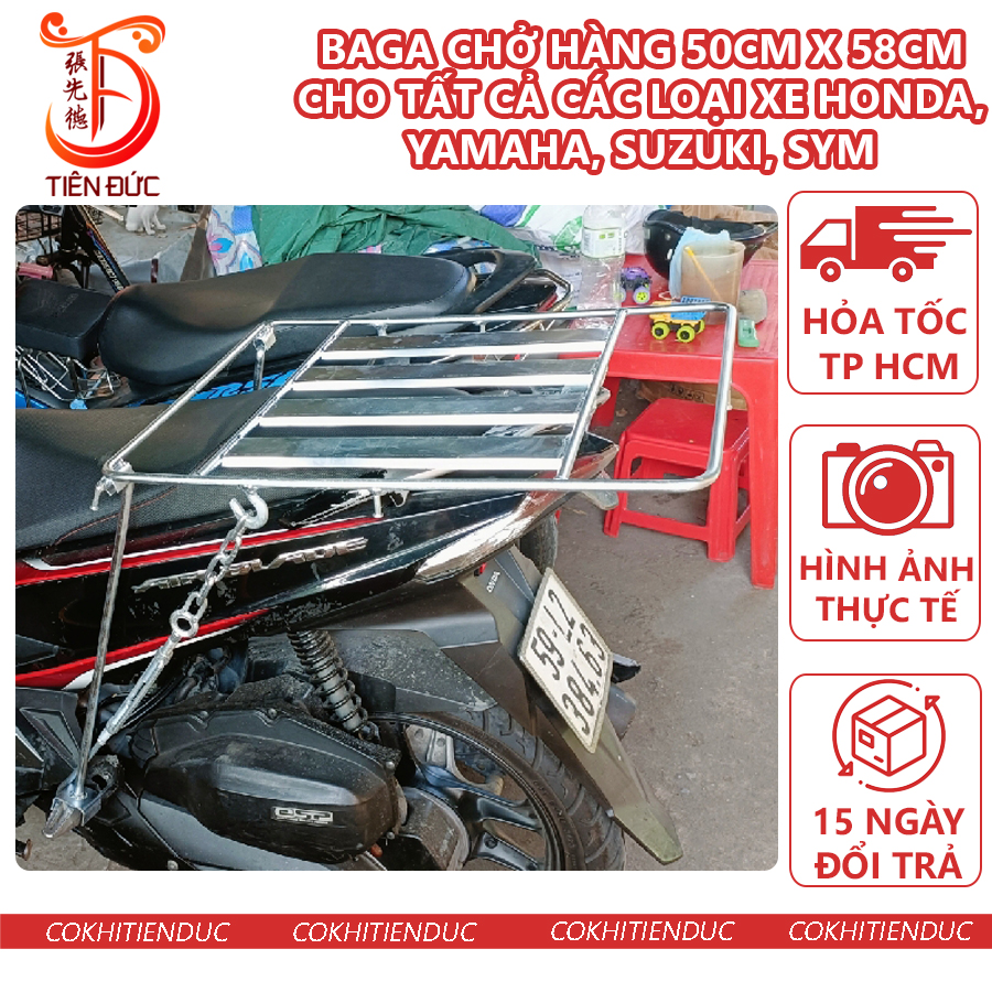 Baga chở hàng sắt đặc 50cm x 58cm nhỏ nam phát ba ga chở đồ trở hàng paga bara ba ra 3ga cho hang thồ