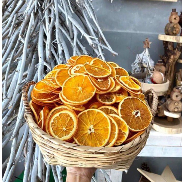 Cam vàng sấy khô thái lát 100g hàng ngon loại 1