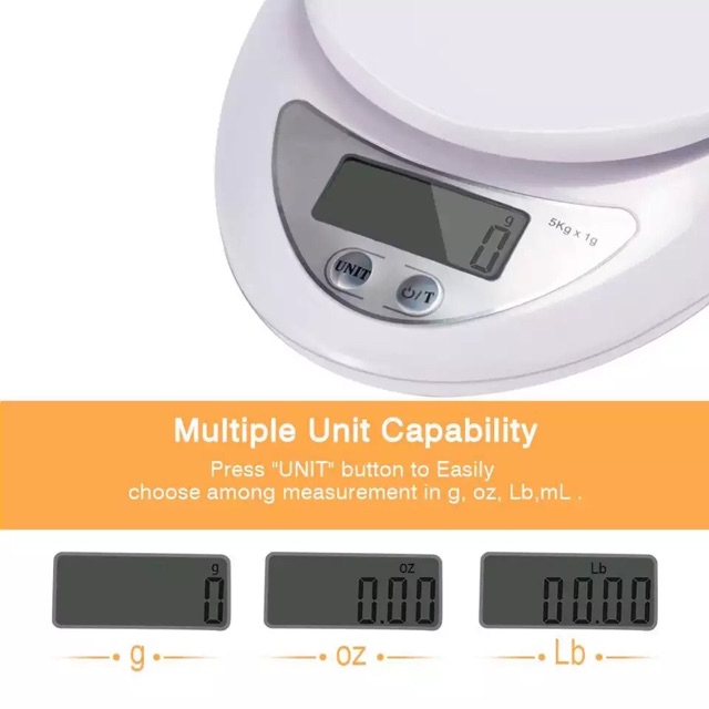 Cân điện Tử Nhà Bếp Mini B05