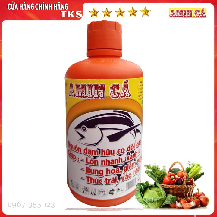 [ 1 Lít] AMIN CÁ HỮU CƠ: Mập Cây, Xanh Lá, Lớn Trái, Dầy Cơm