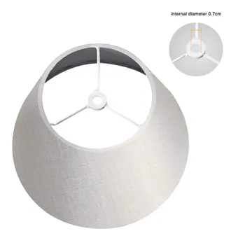 tall white lamp shade