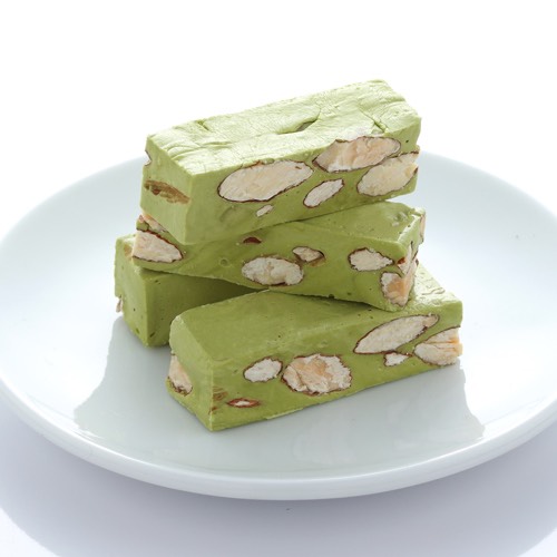 Kẹo nougat healthy vị Matcha - Kẹo hạnh phúc ăn kiêng - Siêu hạt, ít ngọt, thơm ngon. giàu năng lượng