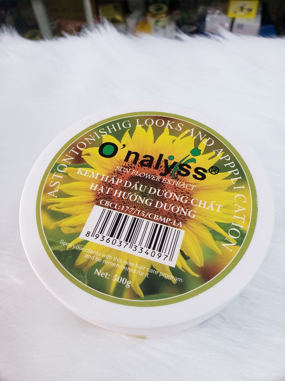 Kem hấp dầu dưỡng chất hạt hướng dương onalyss 1000ml