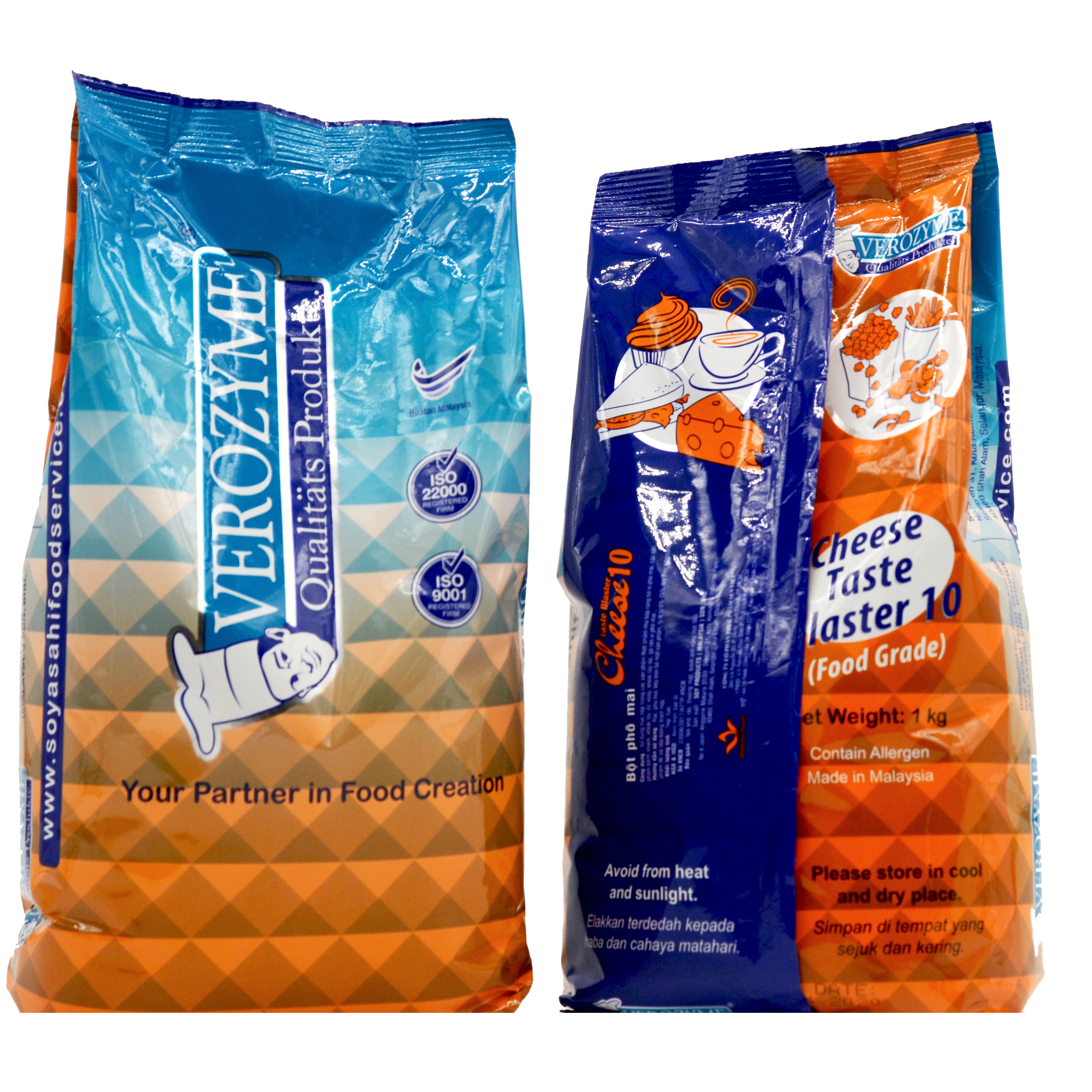 [Verozyme] Bột Phô mai Malaysia - Cheese Taste Blaster - 1kg (Khoai lắc phô mai, bắp phô mai, da heo phô mai, ...)