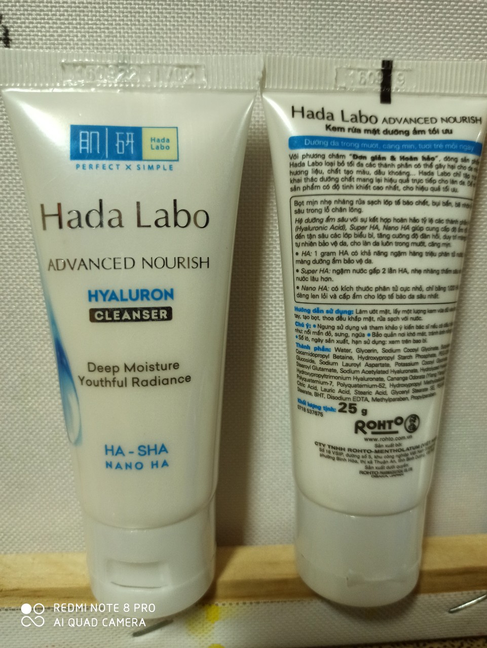 [HCM]Kem rửa mặt HadaLabo tuýp 25g