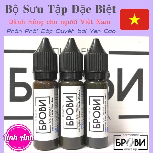 MỰC BROVI CAO CẤP NGA [CHÍNH HÃNG 100%] PHUN XĂM THẨM MỸ