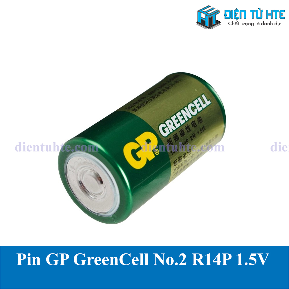 Pin GP No.2 R14 1.5V GreenCell Form C (1 viên)