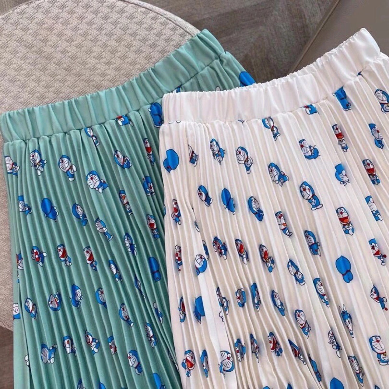 Chân Váy Xếp Ly Cao Cấp Doremon Doraemon