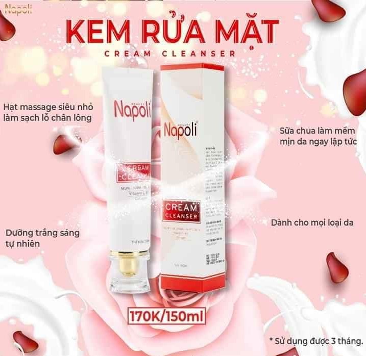 Kem rửa mặt Cream Creanser NAPOLI