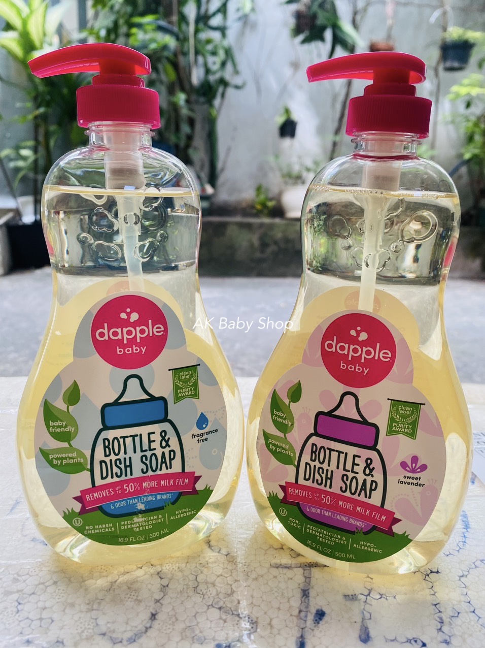 Nước rửa bình sữa Dâpple 500ml