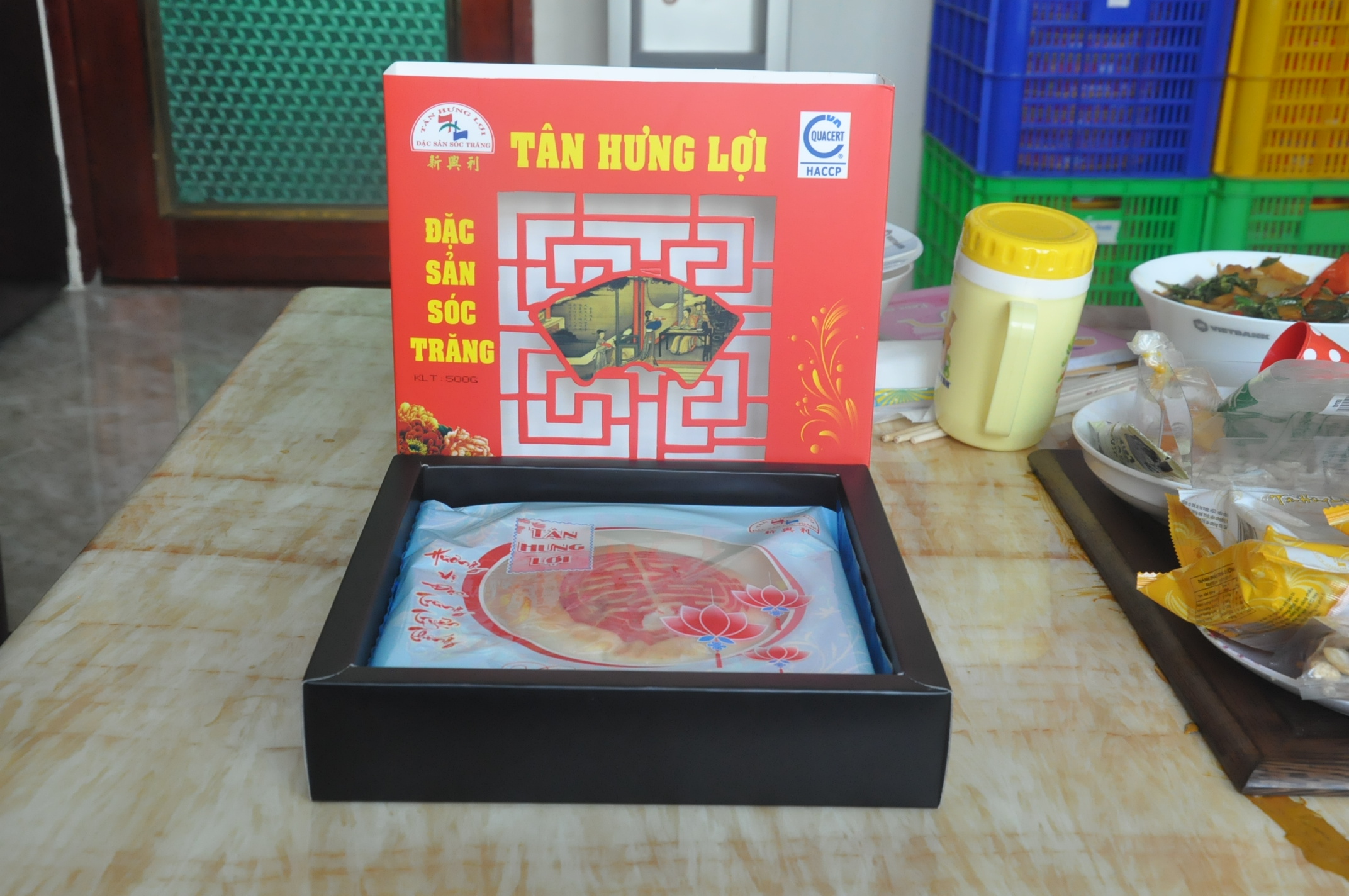 BÁNH PÍA TRĂNG TÂN HƯNG LỢI 800G