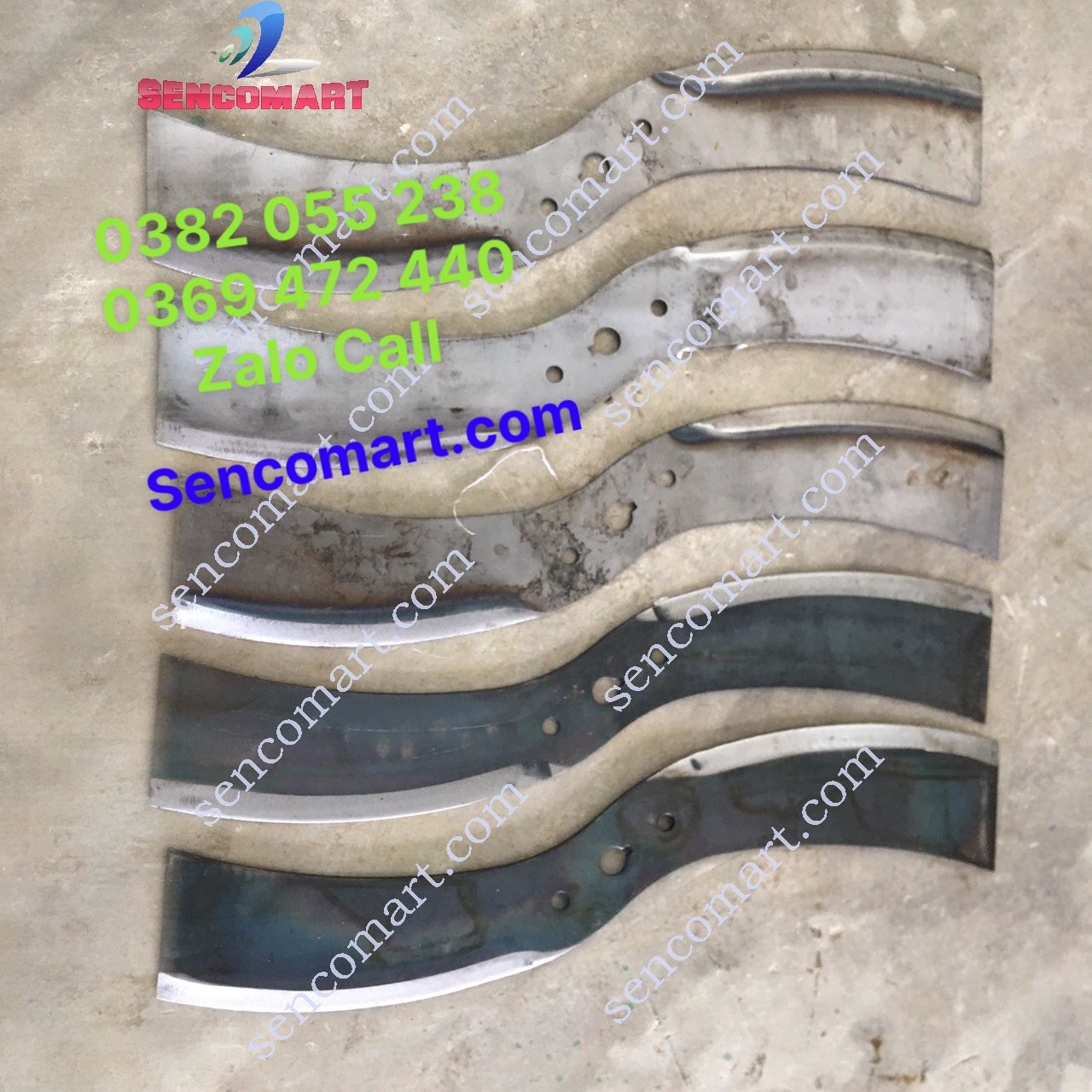 XẢ KHO lưỡi dao gắn máy băm cỏ 50cm lỗ trục 16mm tại điện máy Sencomart