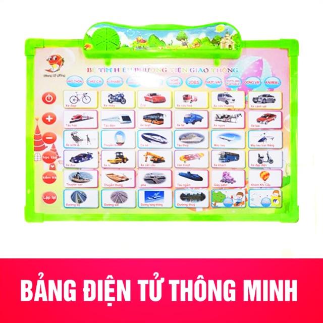 BẢNG ĐIỆN TỬ THÔNG MINH 5 TRONG 1 CHO BÉ (  CÓ 11 CHŨ ĐỀ - Không kèm pin )