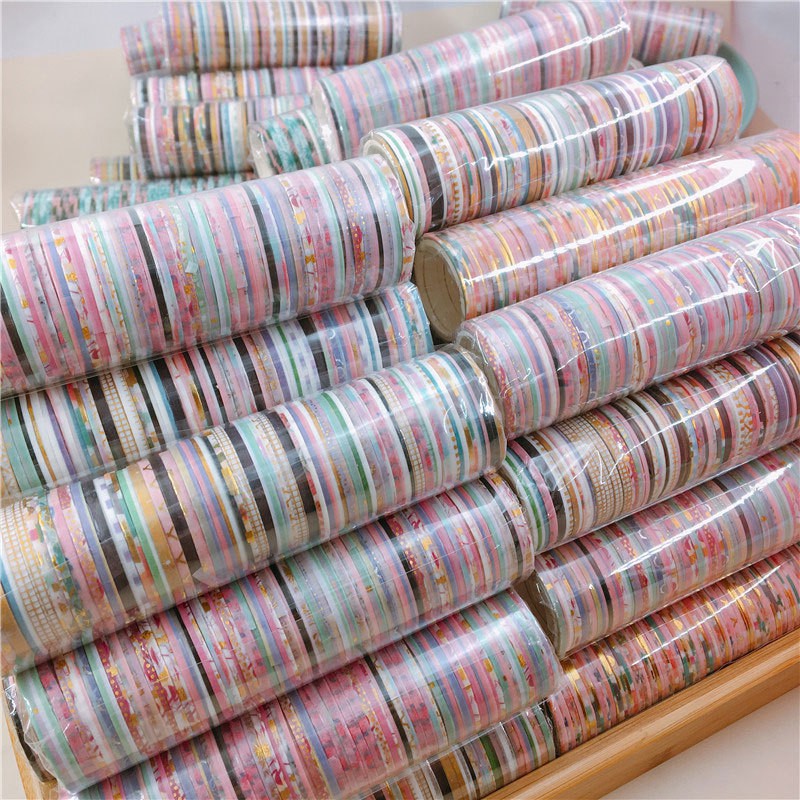 Combo 10 cuộn washi Tape super mini siêu dễ thương - MiuSua