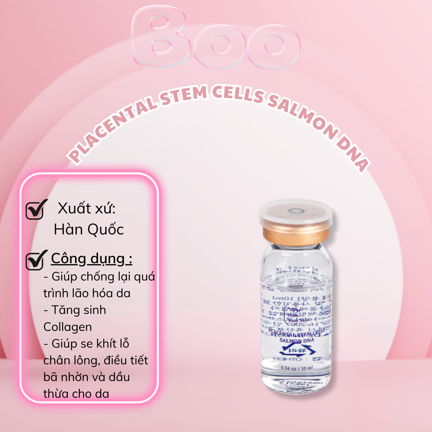 Tế bào gốc nhau thai dna placental stem cells salmon - tách lẻ