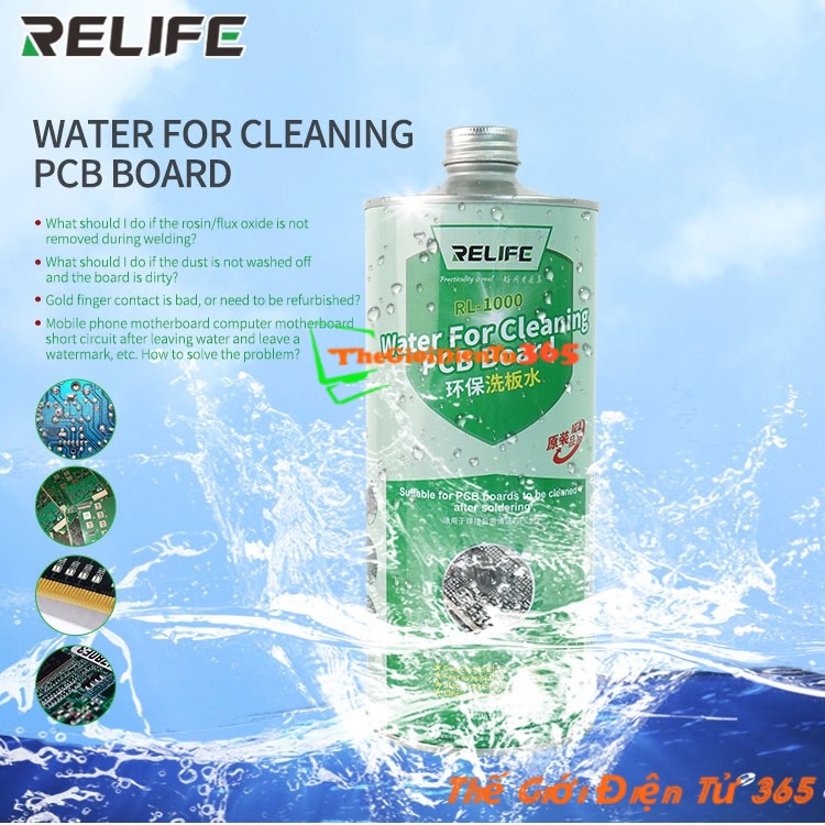 Nước rửa main, bo mạch pcb điện tử relife rl-1000
