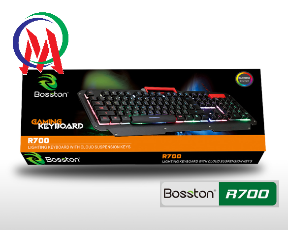 [HCM]Bàn Phím Giả Cơ Bosston R700 LED Game