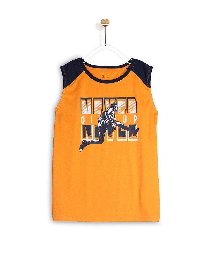Áo Thun Bé Trai M.D.K Printed Tank W. Shoulder Contrast