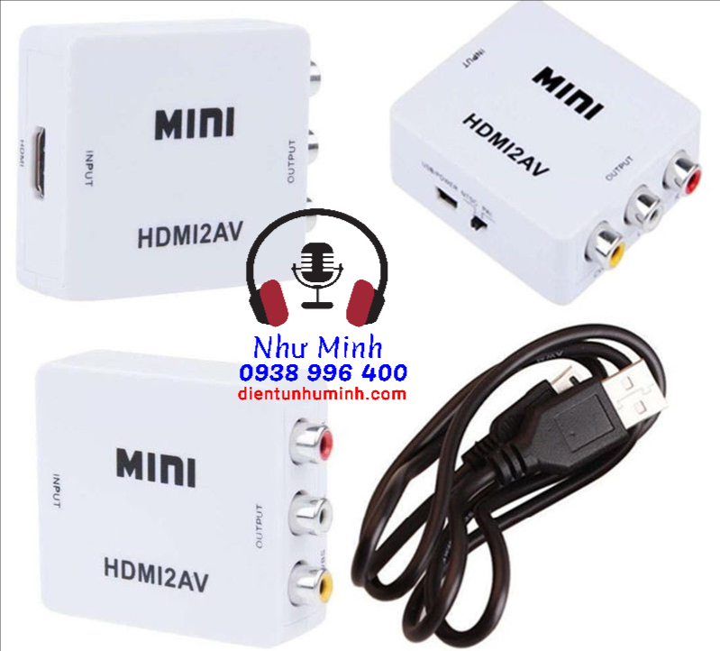 Bộ chuyển đổi tín hiệu MINI HDMI to AV