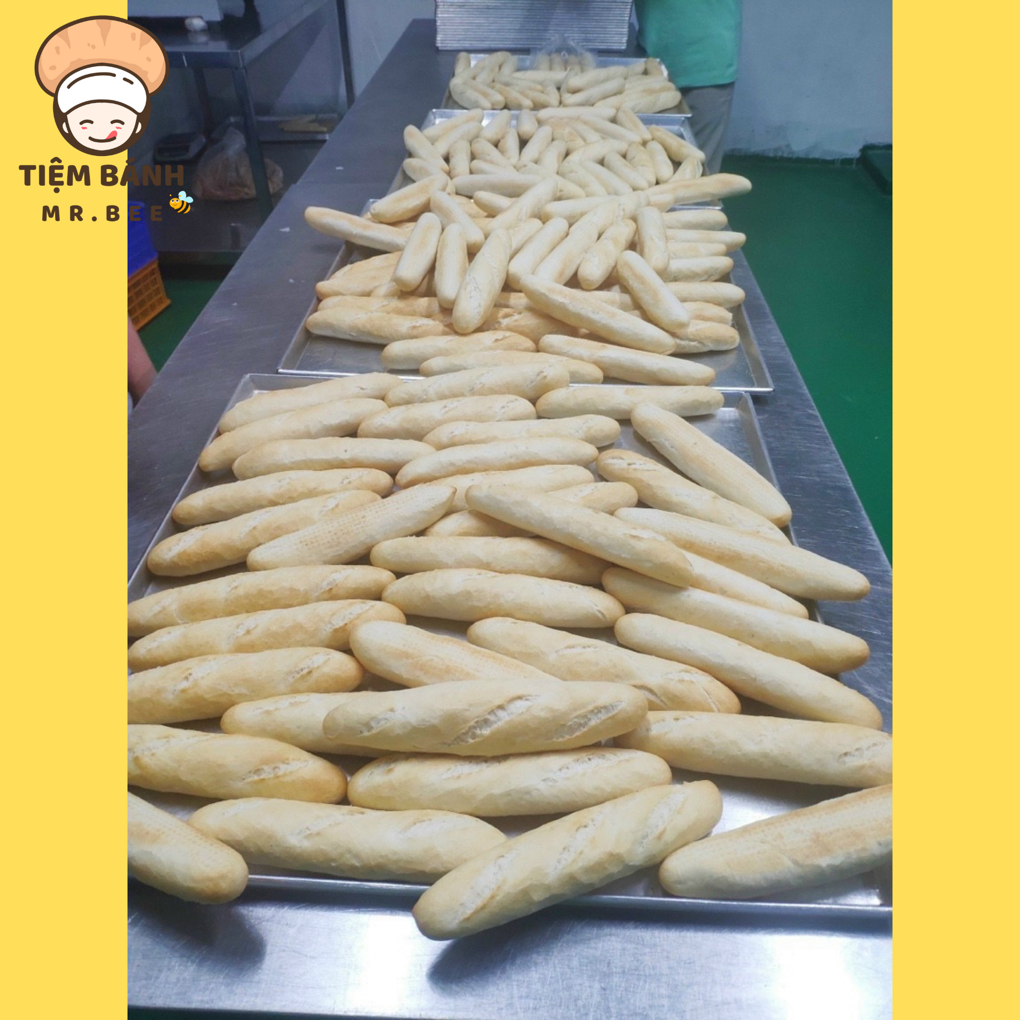 [Chỉ giao HCM] – Bánh Mì Tươi ăn liền đặc ruột – 4 ổ/ bịch