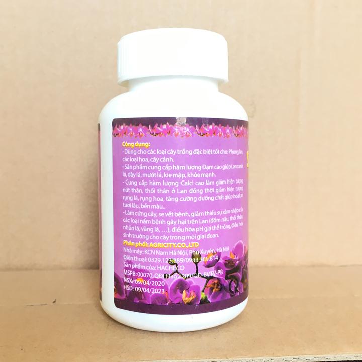 Phân bón Super Canxi - Canxi Nitrat hũ 100g, giúp cây khỏe, nụ mập, hoa to, sản phẩm chuyên dùng cho hoa lan, cây cảnh.