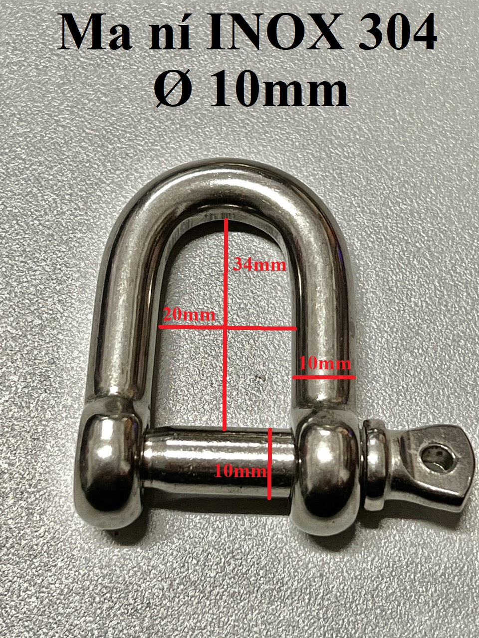 Ma ní u inox 304