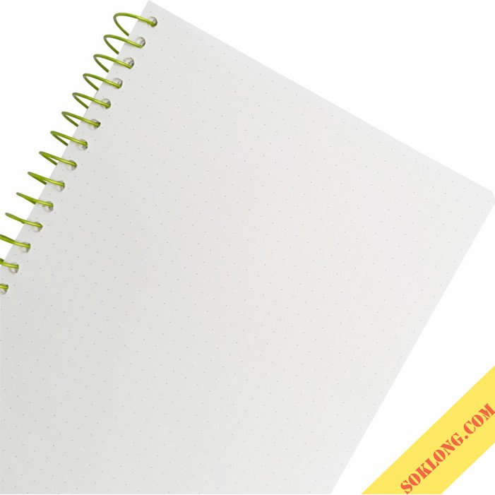 Sổ lò xo đơn ruột chấm Dot Grid A5 - 200 trang; MS 968