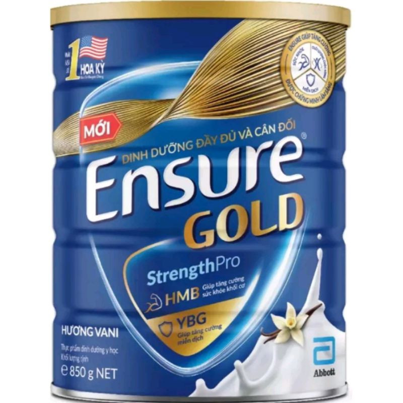 Sữa bột Ensure Gold hương Vani 800g