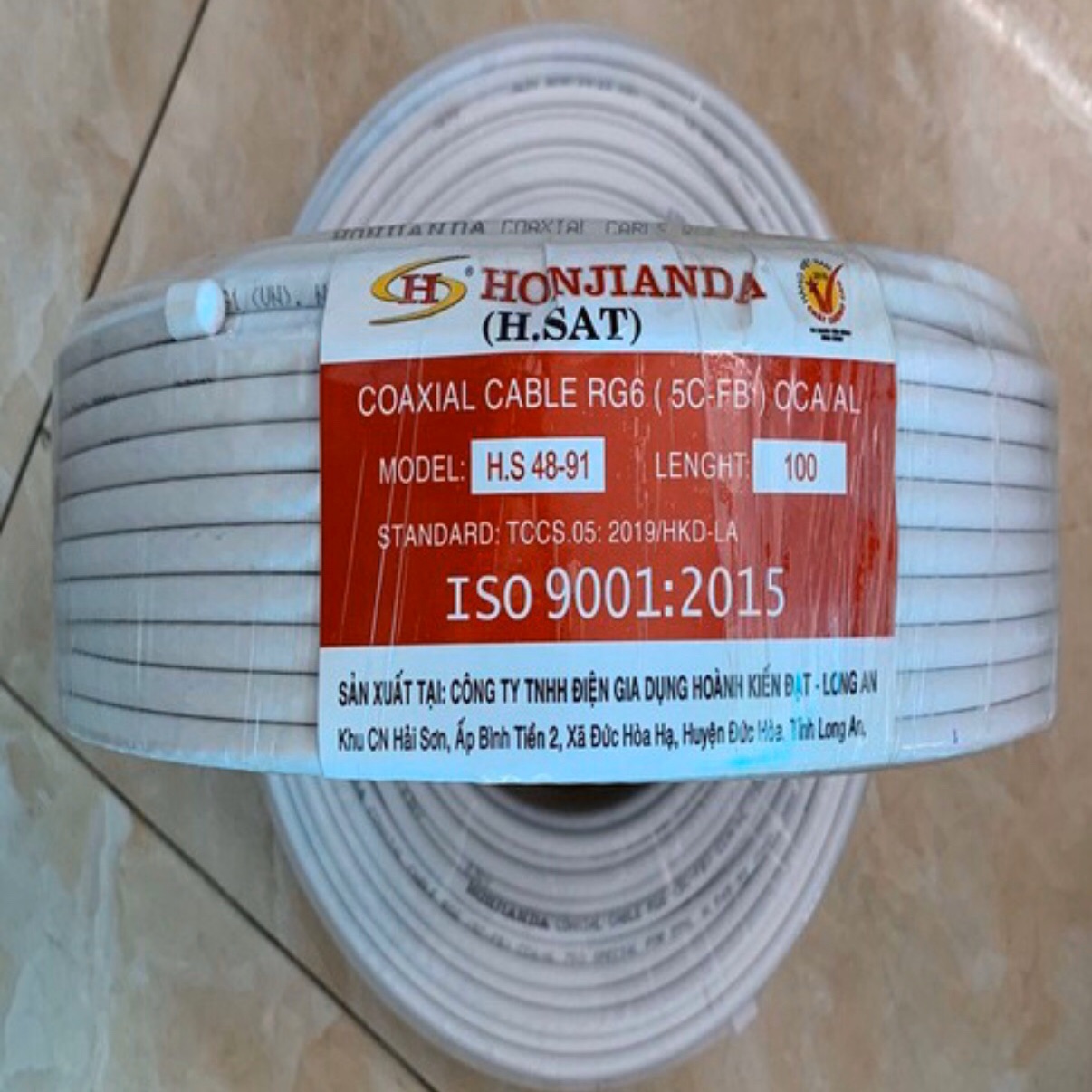 Cuộn dây cáp 5c 100 mét