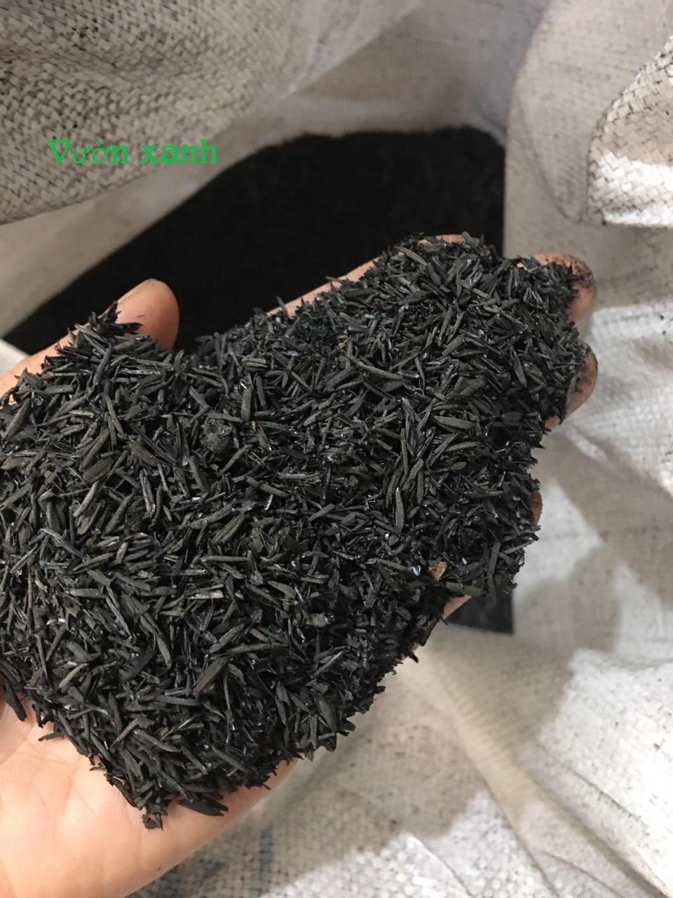 Trấu hun hạt to dùng cải tạo đất, lọc nước, làm giá thể trồng sen đá, rau mầm..0.5kg