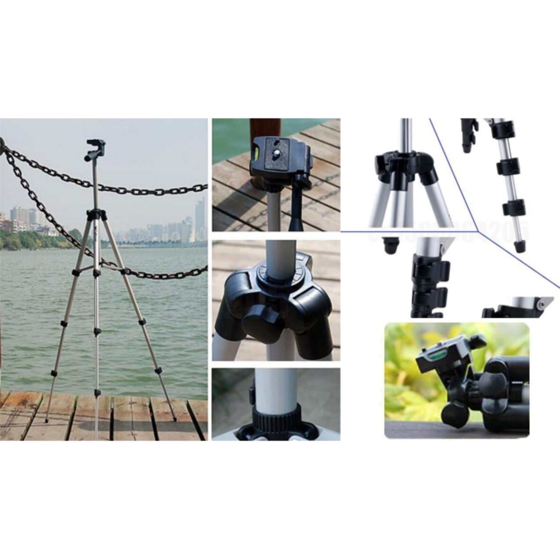 [HCM]Bộ Tripod chân chụp ảnh 1020mm và giá đỡ điện thoại - tripod 3110