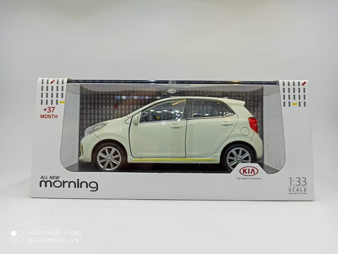 Mô hình xe Kia Morning tỷ lệ 1/38