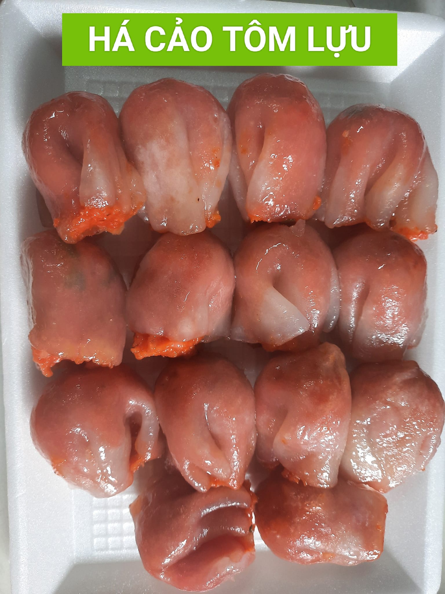 Dimsum Há Cảo Tôm Lựu  900gam khay 25 viên