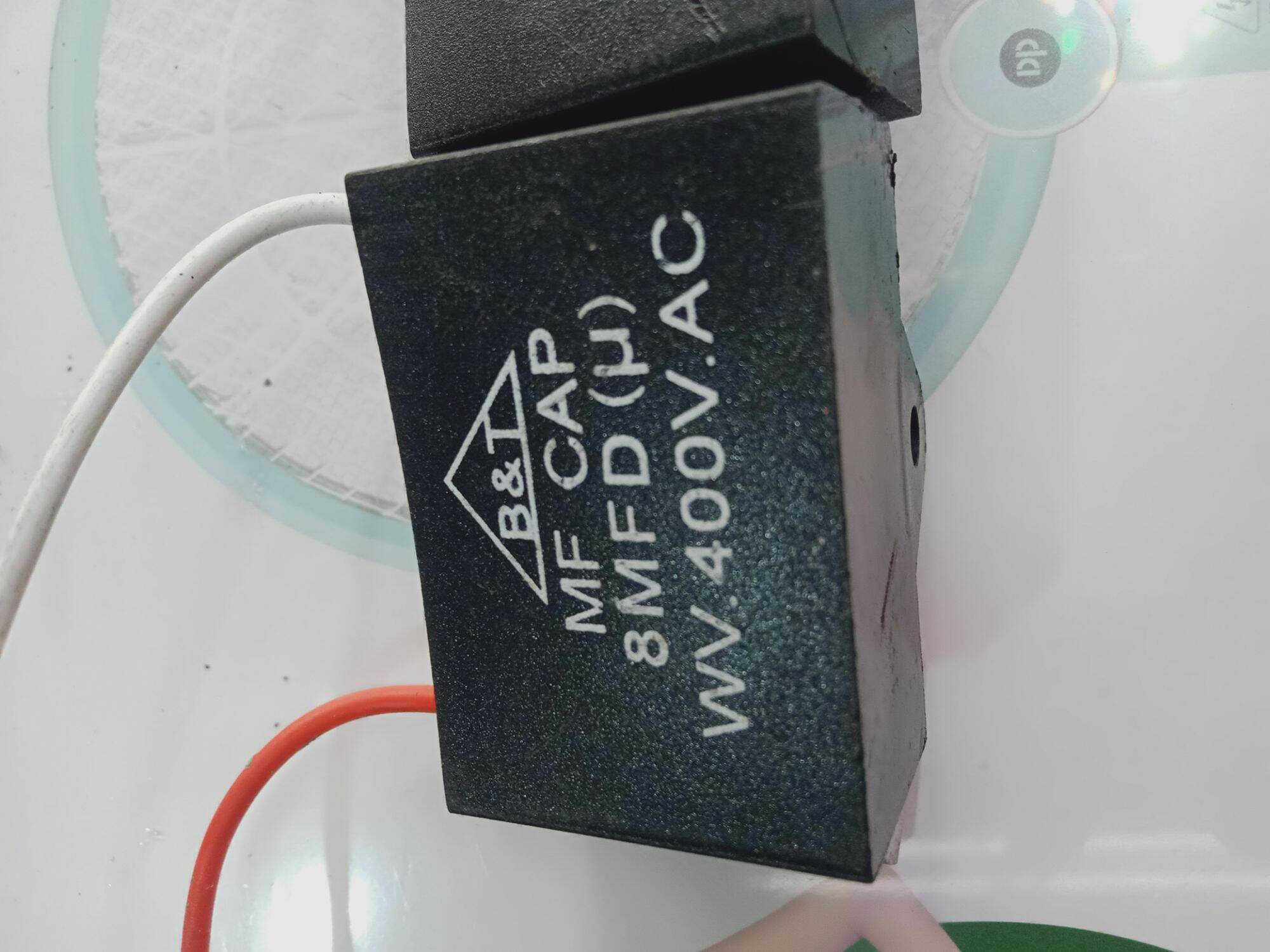 Tụ 8 uf / 400 v combo 2 cái