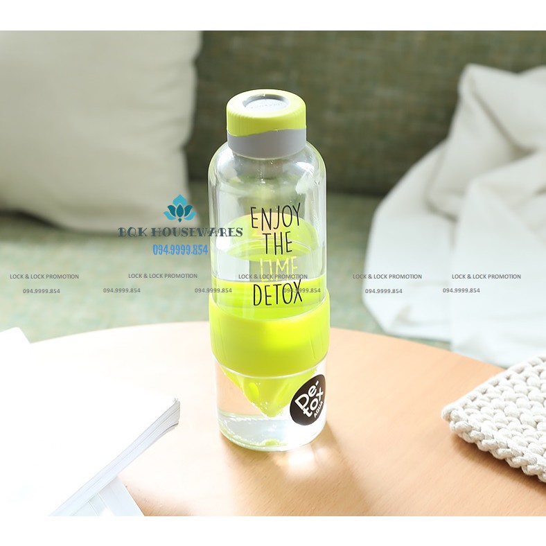 [HCM][ Lock&Lock ] Bình Nước Detox Nhựa Tritan Lock&Lock Abf659 (520ml)
