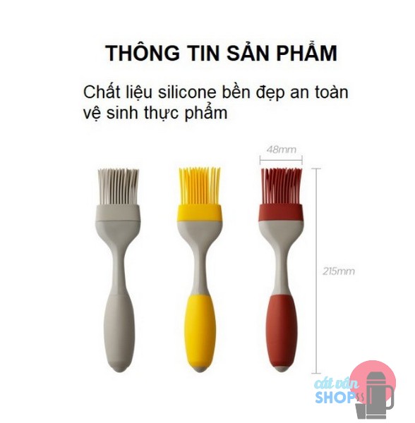 Cọ quét dầu bơ bằng Silicone Lock&Lock LOL126